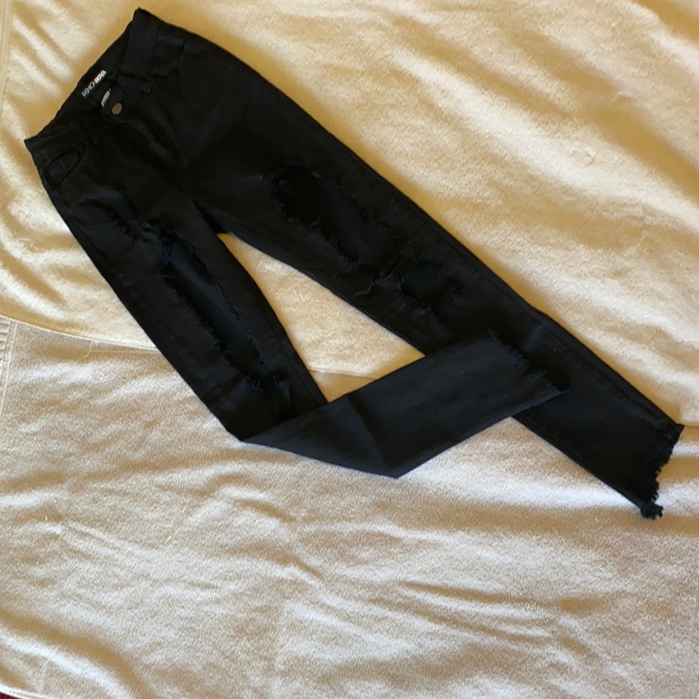 Fashion Nova Jeans, black, size 0